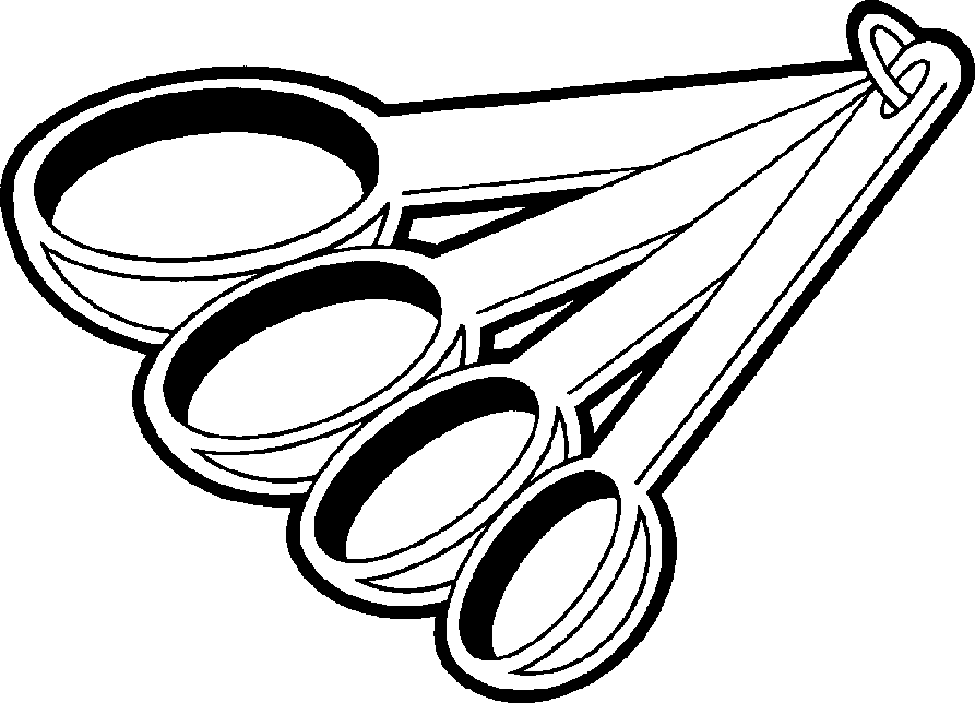 893x644 Measuring Spoon Coloring Page
