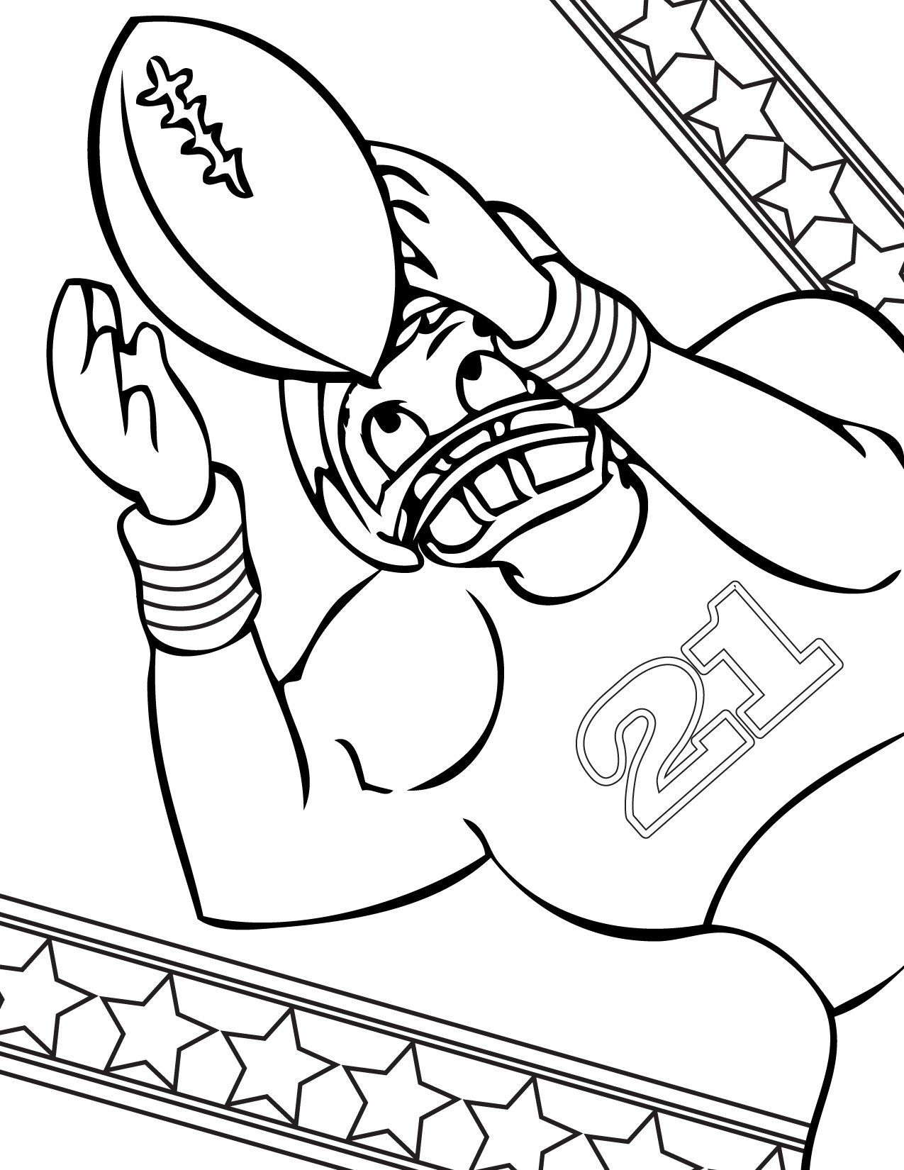 1275x1650 Sports Equipment Coloring Page Free Draw To Color