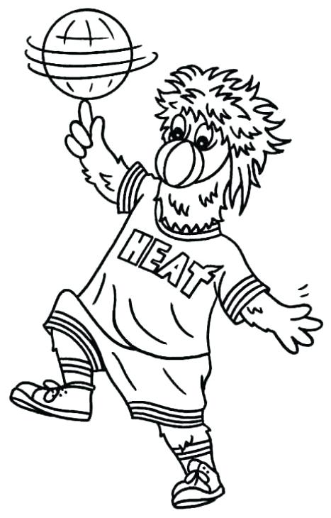 467x730 Miami Heat Logo Coloring Sheet Kids Coloring Free Heat Icon Page