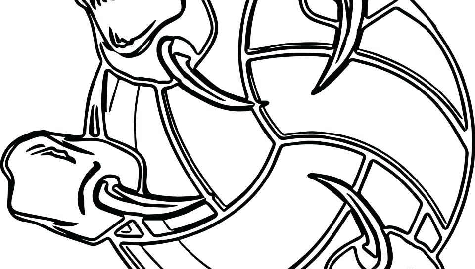 960x544 Sports Coloring Pages Printable Volleyball Logo Coloring Page