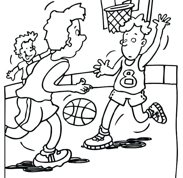 616x600 Basketball Coloring Pages Printable Basketball Coloring Pages