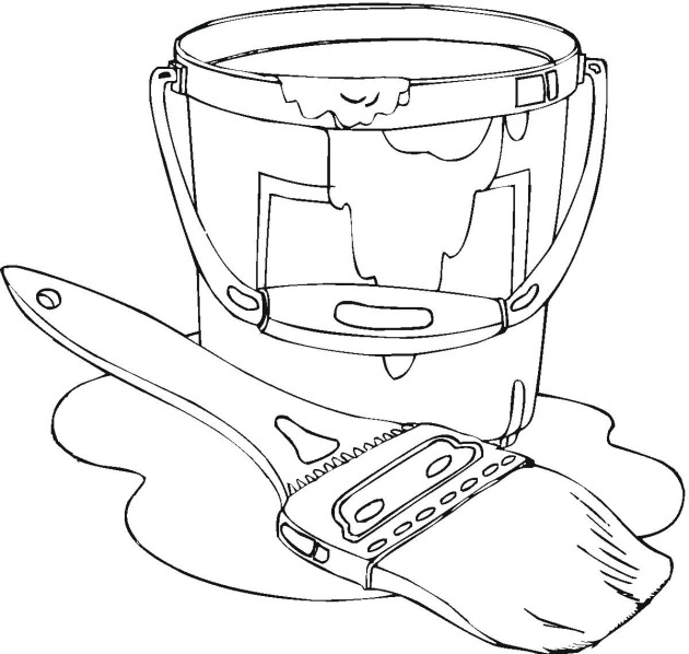 630x598 Urgent Paint Can Coloring Page Good Pages On Print Download