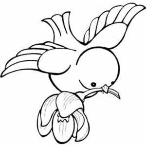 300x300 Spring Birds Coloring Pages Color Bros