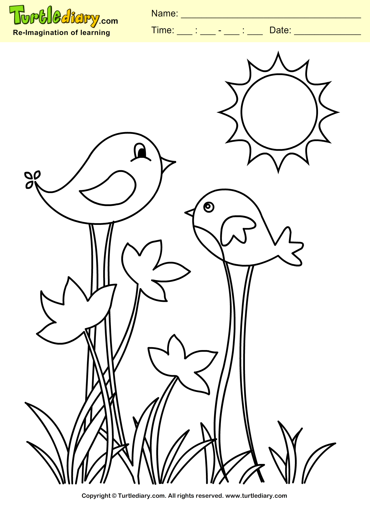 1281x1754 Birds Coloring Pages Spring Color Bros Ribsvigyapan Birds Birds