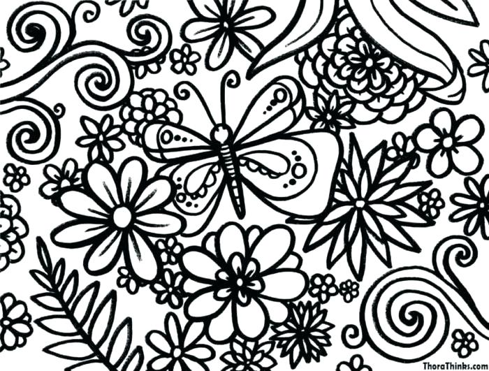 700x531 Printable Coloring Sheets For Spring Spring Break Coloring Sheets