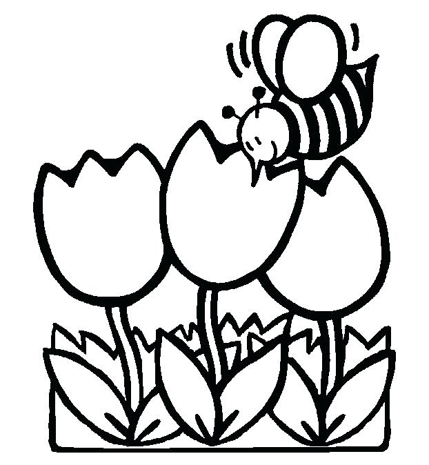622x674 Spring Coloring Sheets First Grade Colouring Pictures