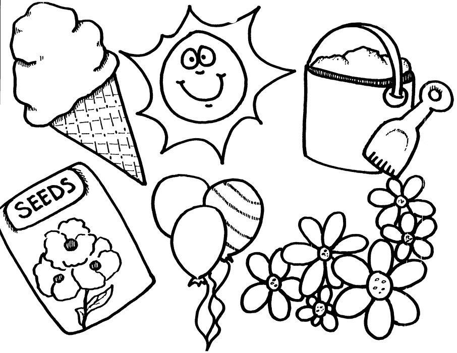 906x700 Extremely Creative Spring Coloring Pages Printable For Adults