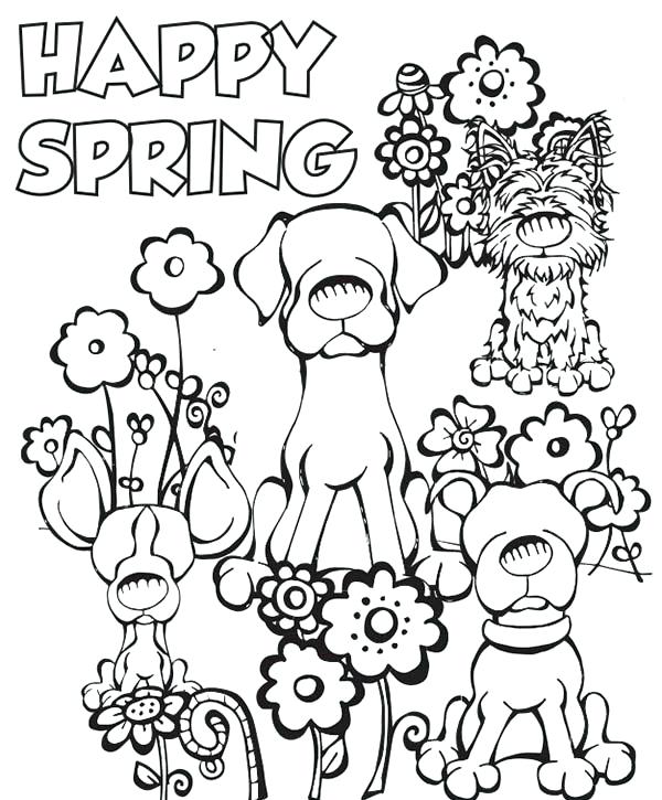 600x725 Spring Things Coloring Page Best Spring Coloring Pages Ideas
