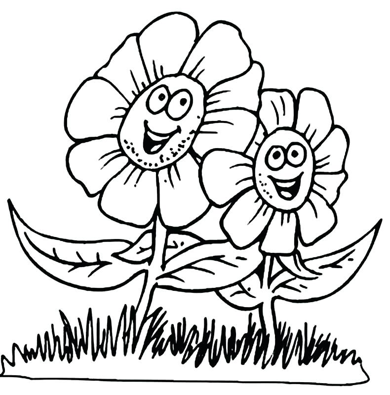 790x800 Springtime Coloring Pages Spring Coloring Pages Flowers Spring