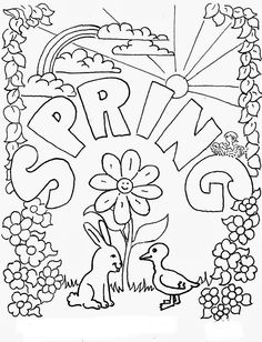236x308 Spring Coloring Pages For Middle School Animal