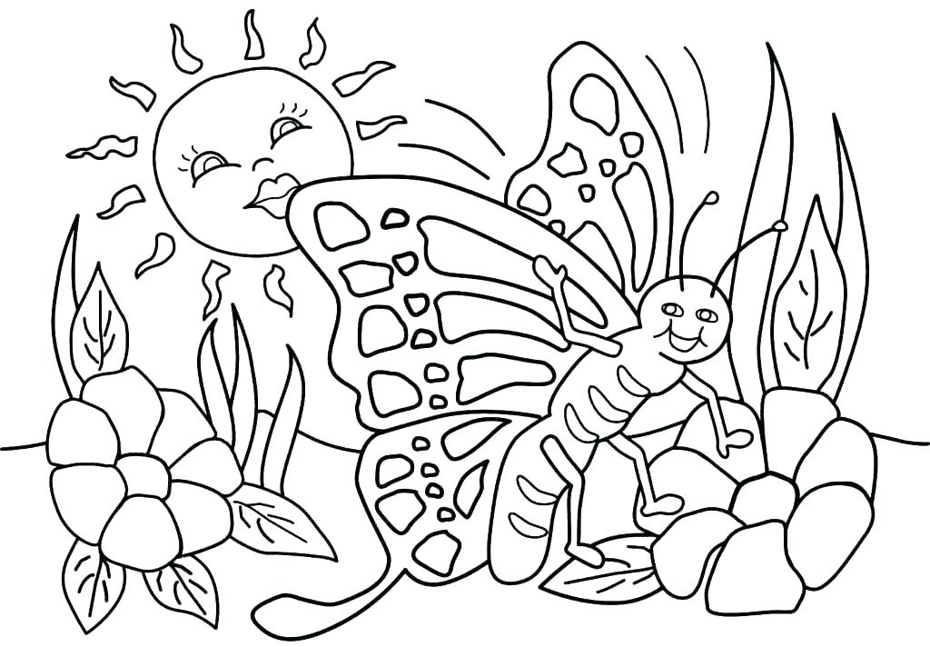 1024x712 Free Spring Coloring Pages Spring Coloring Pages Ideas Free Spring