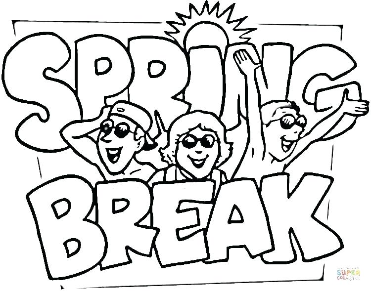 750x589 Spring Coloring Pages To Print