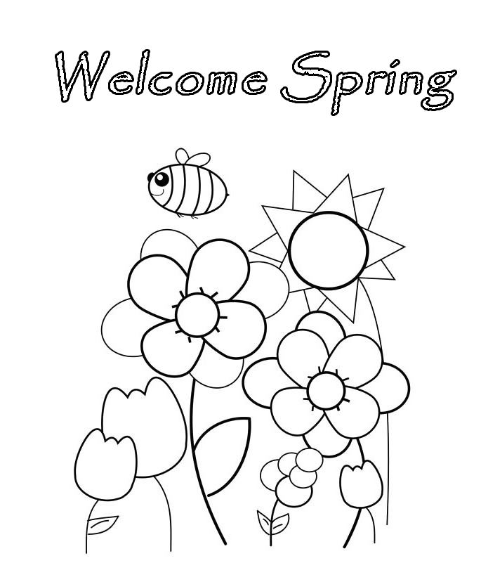 Spring Coloring Pages To Print at GetDrawings | Free download