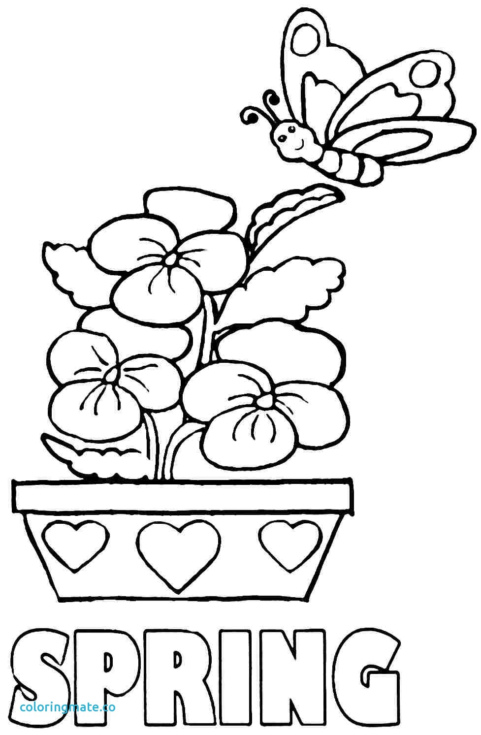 977x1493 Spring Coloring Pages Fresh Free Season Az Of Coloriafes Disney