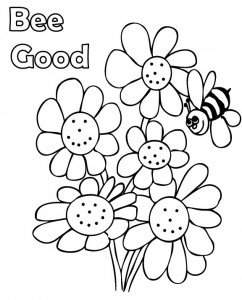 242x300 Spring Coloring Pages