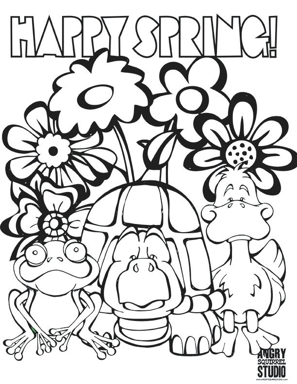 612x792 Spring Coloring Pictures Coloring Pages For Preschoolers Spring