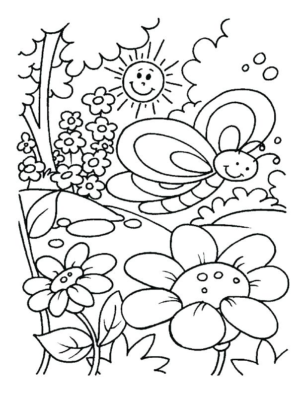 612x792 Free Coloring Pages Spring Free Coloring Pages