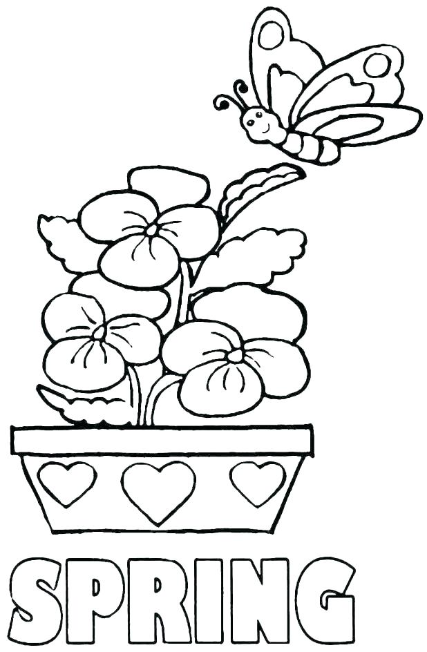 618x944 Spring Printable Coloring Pages For Toddlers Icontent