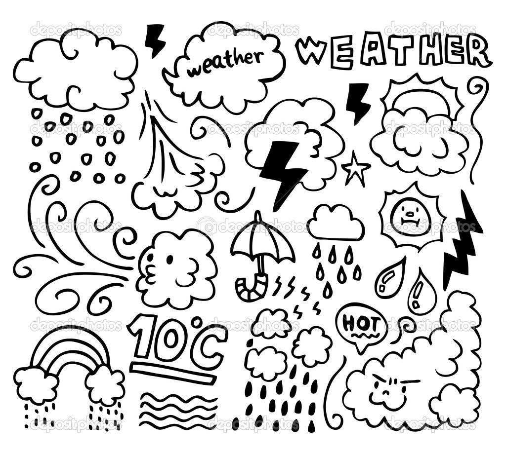 1024x920 Spring Weather Coloring Pages