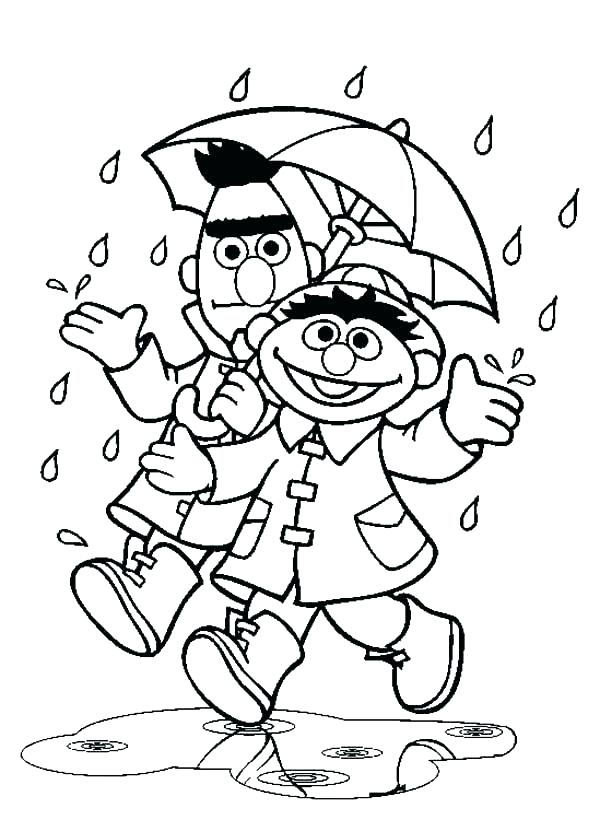 Spring Rain Coloring Pages at GetDrawings | Free download