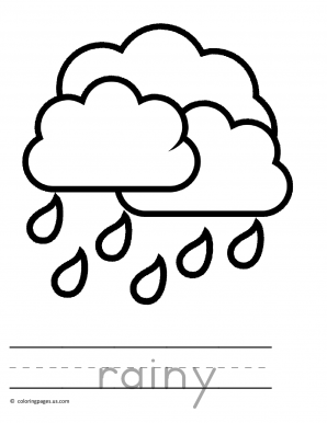 298x386 Coloring Pages Rain Photo High Resolution Rainforest Trees Drop
