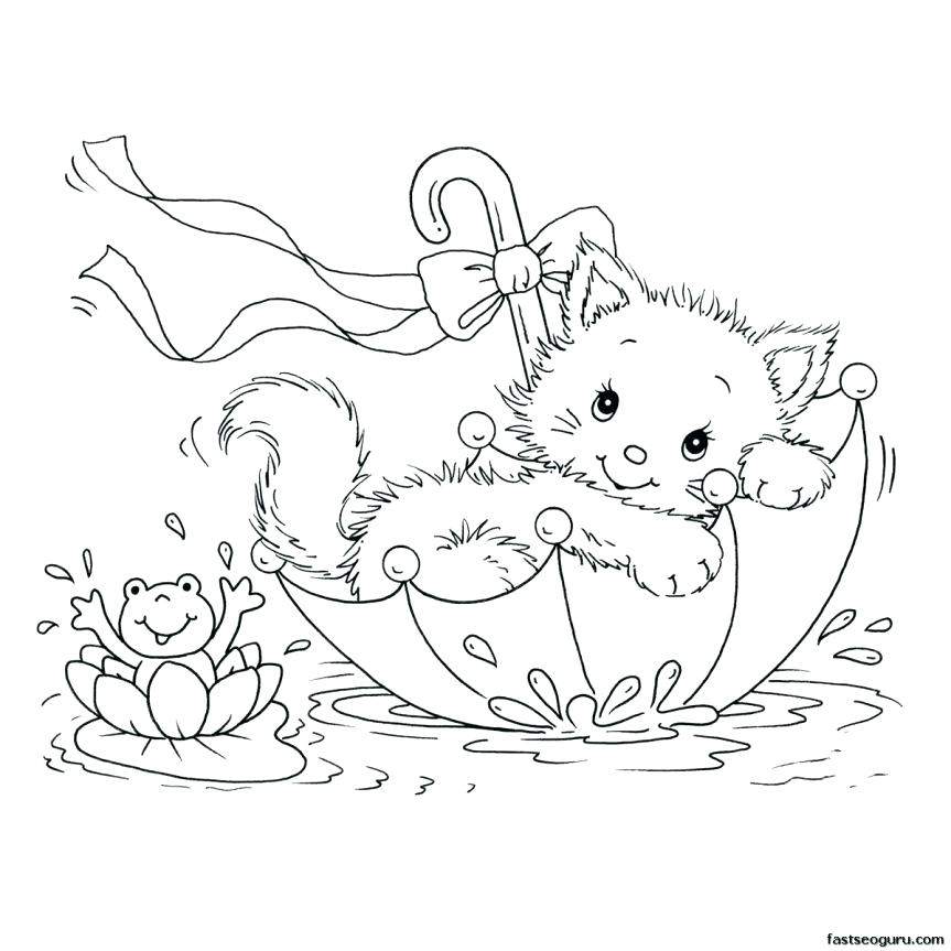 863x863 Spring Animal Coloring Pages Printable Preschool Coloring Pages