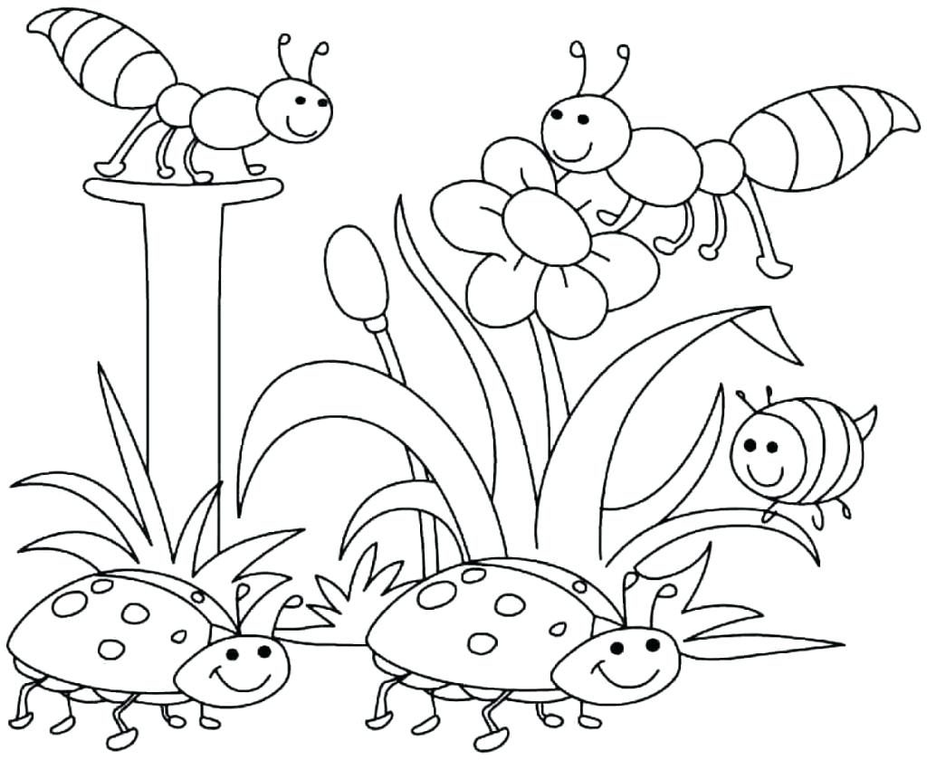 1024x840 Coloring Pages Printable Spring Coloring Pages Beautiful Page