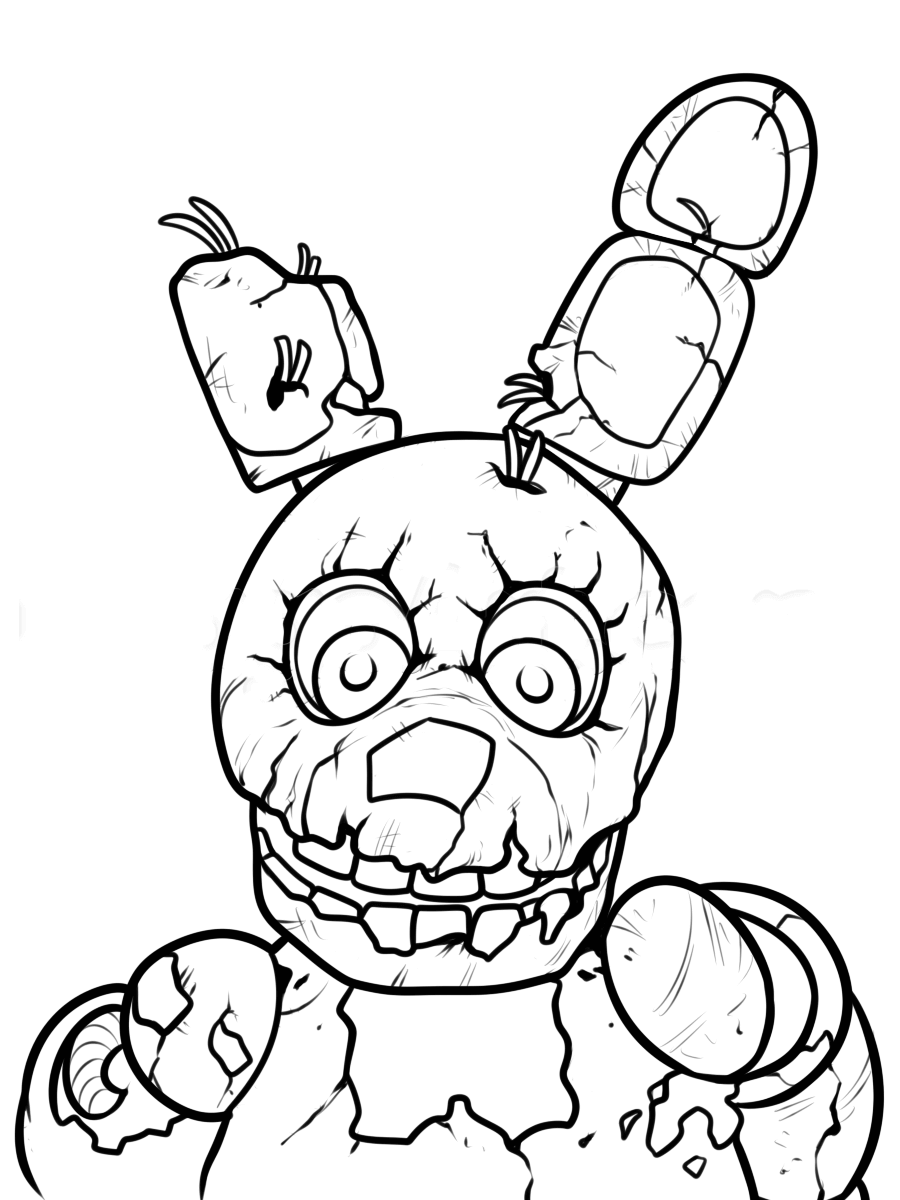 900x1200 Fnaf Coloring Pages Coloring Pages For Kids