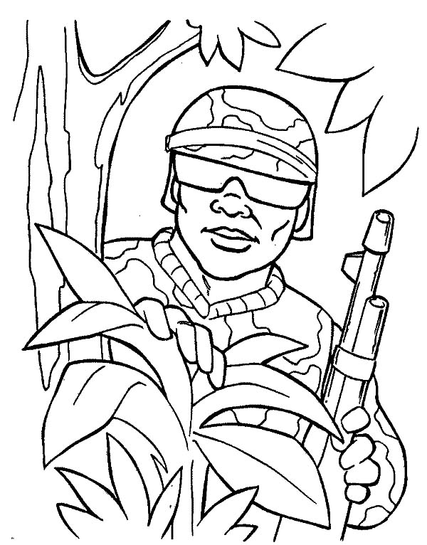 600x766 Military Spy Coloring Pages Color Luna