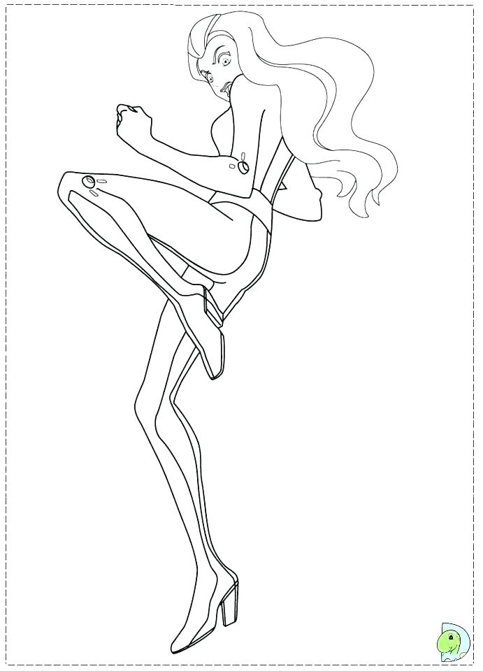 691x960 Spy Coloring Pages Totally Spies Coloring Pages Spy Kids Coloring
