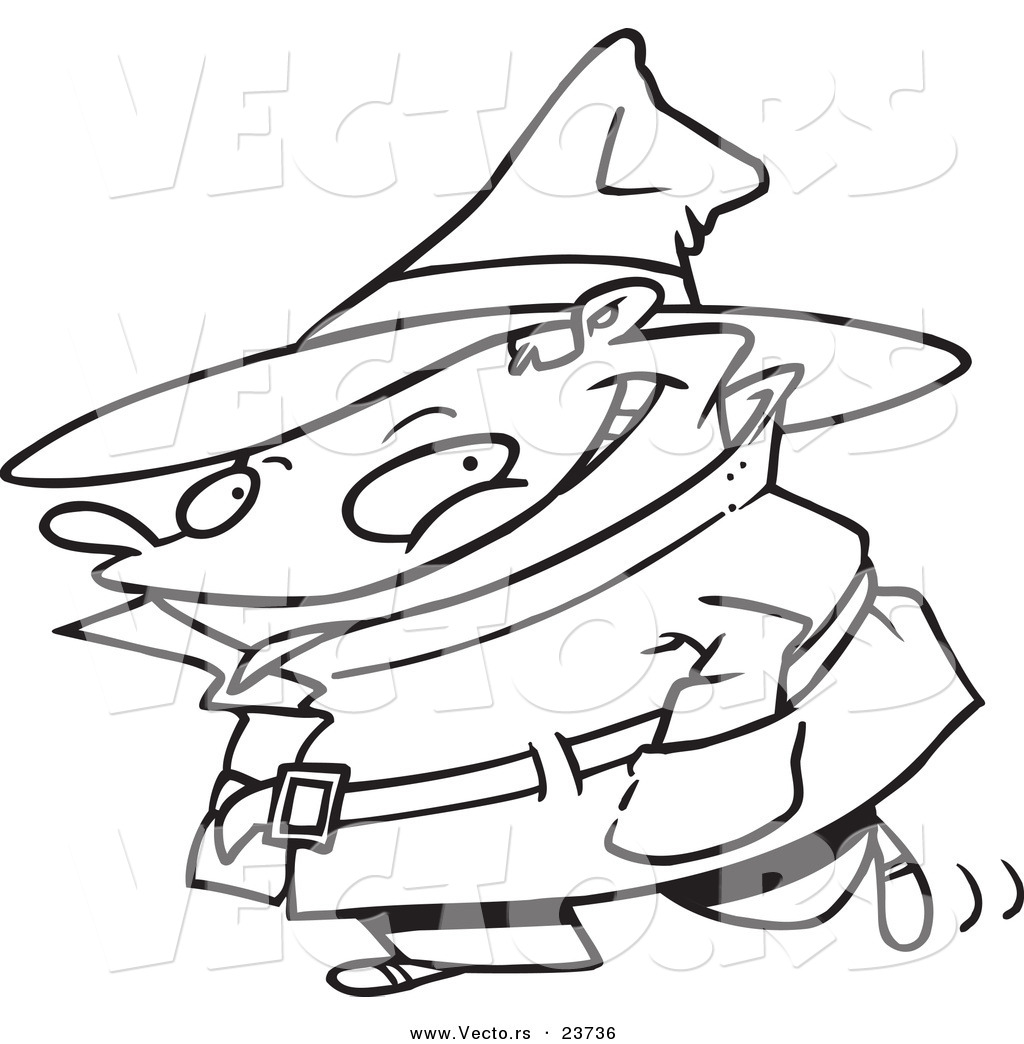 1024x1044 Vector Of A Cartoon Spy Kid