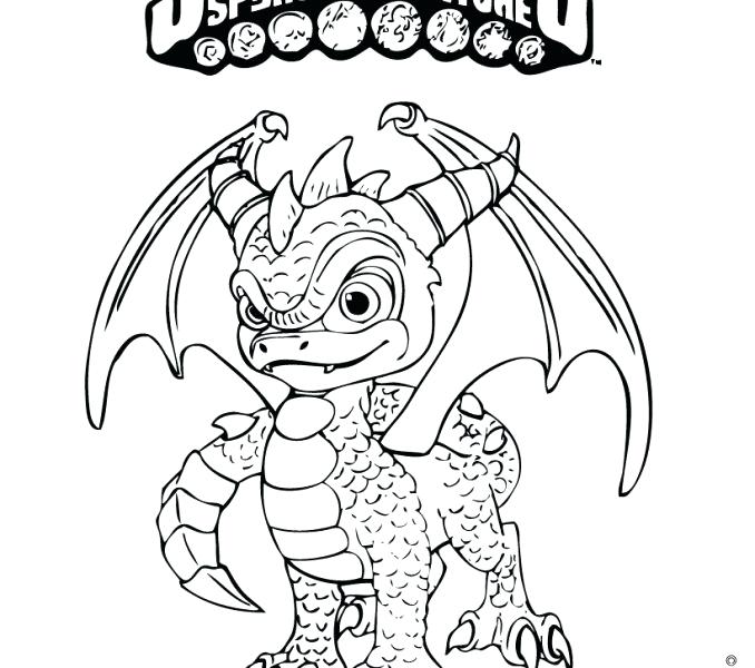 678x600 Spyro Coloring Pages Trigger Happy Coloring Page Excellent Pages