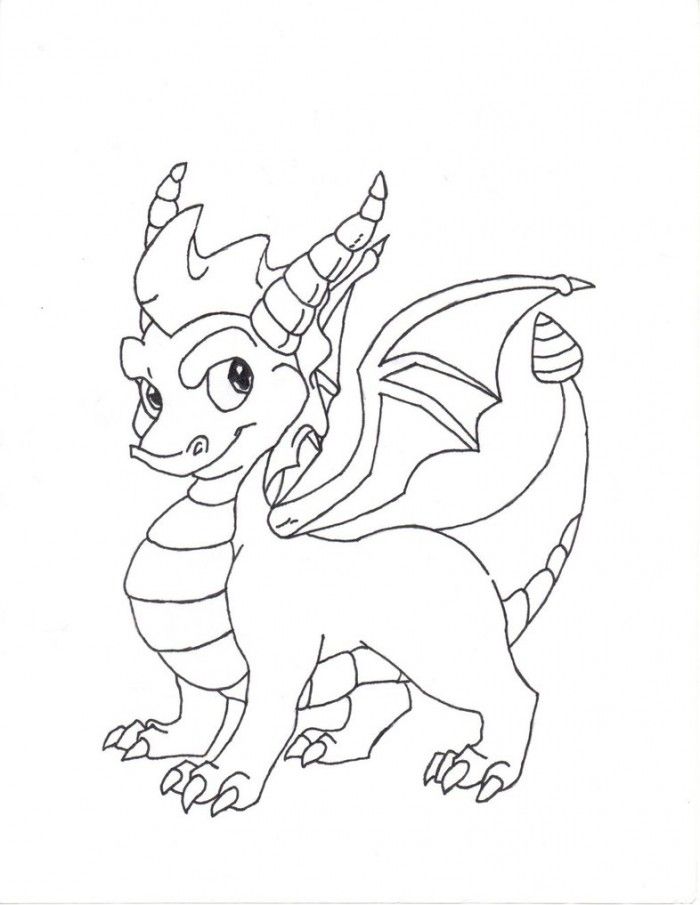 700x905 Spyro Dragon Printable Coloring Pages Birthday Ideas