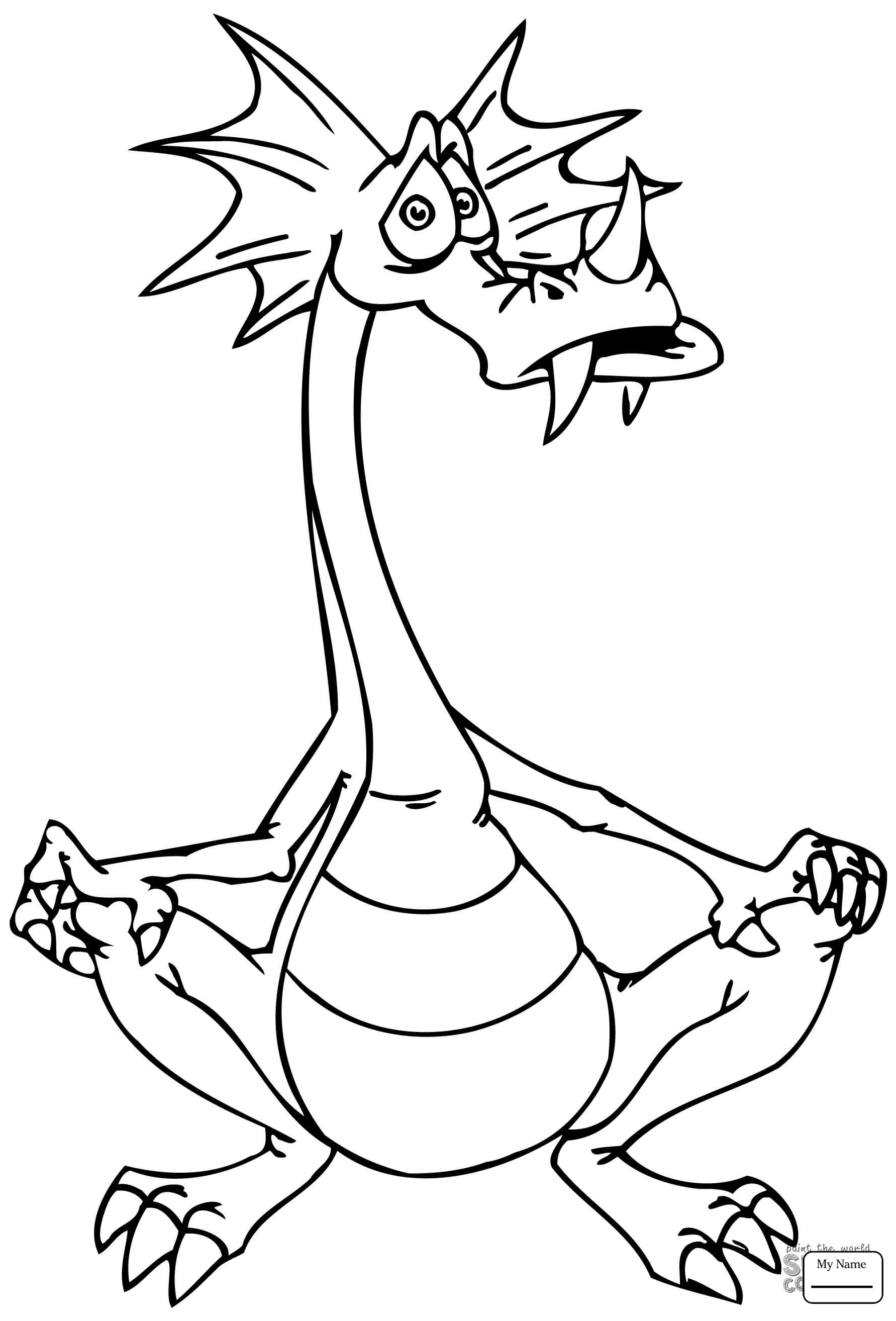 1783x2628 Coloring Pages Of Spyro The Dragon Fresh Dragon Dragon With Long