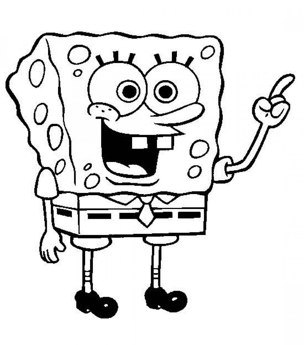 1057x1200 Better Sponge Bob Square Pants Coloring Pages Spongebob
