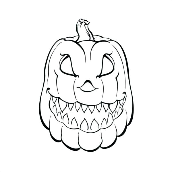 599x599 Printable Preschool Pumpkin Coloring Pages Page Free Blank