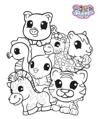 394x468 Squinkies Coloring Pages Coloring Pages Pet Shop