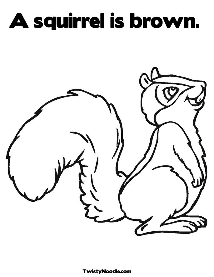 685x886 Squirrel Coloring Pages For Preschool