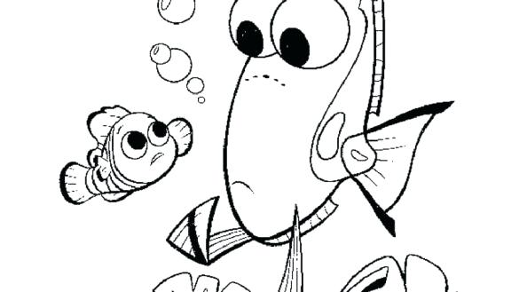 585x329 Finding Nemo Coloring Pages Online Free Page