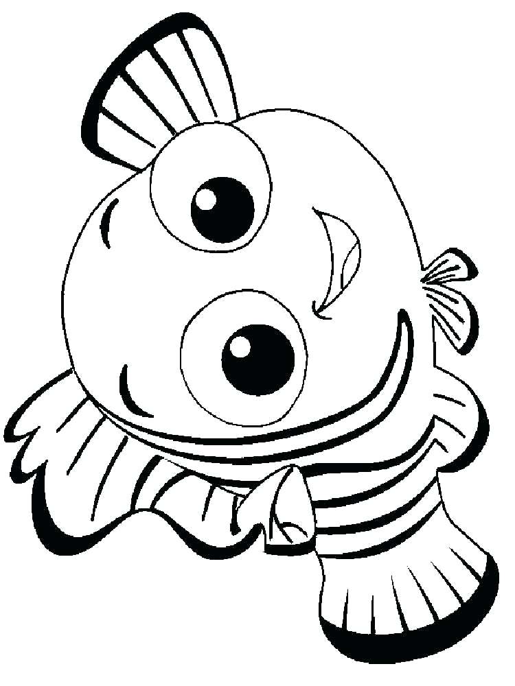 750x1000 Nemo Coloring Pages