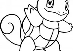 235x165 Perfect Ideas Squirtle Coloring Page Pokemon Squirtle Drawing