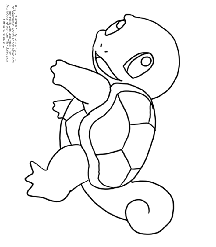 709x808 Squirtle Coloring Page Collections Free Coloring Pages