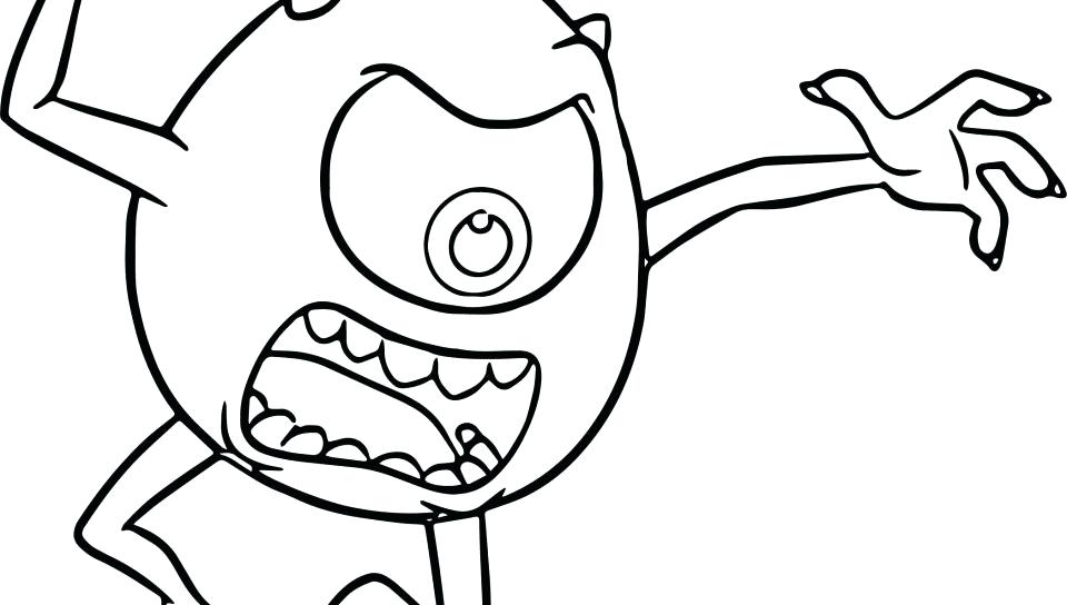 960x544 Monster Face Coloring Pages Scary Monster Coloring Pages Beast