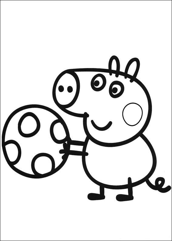 567x794 Coloring Page Peppa Pig Kids N Fun Squishy Stuff