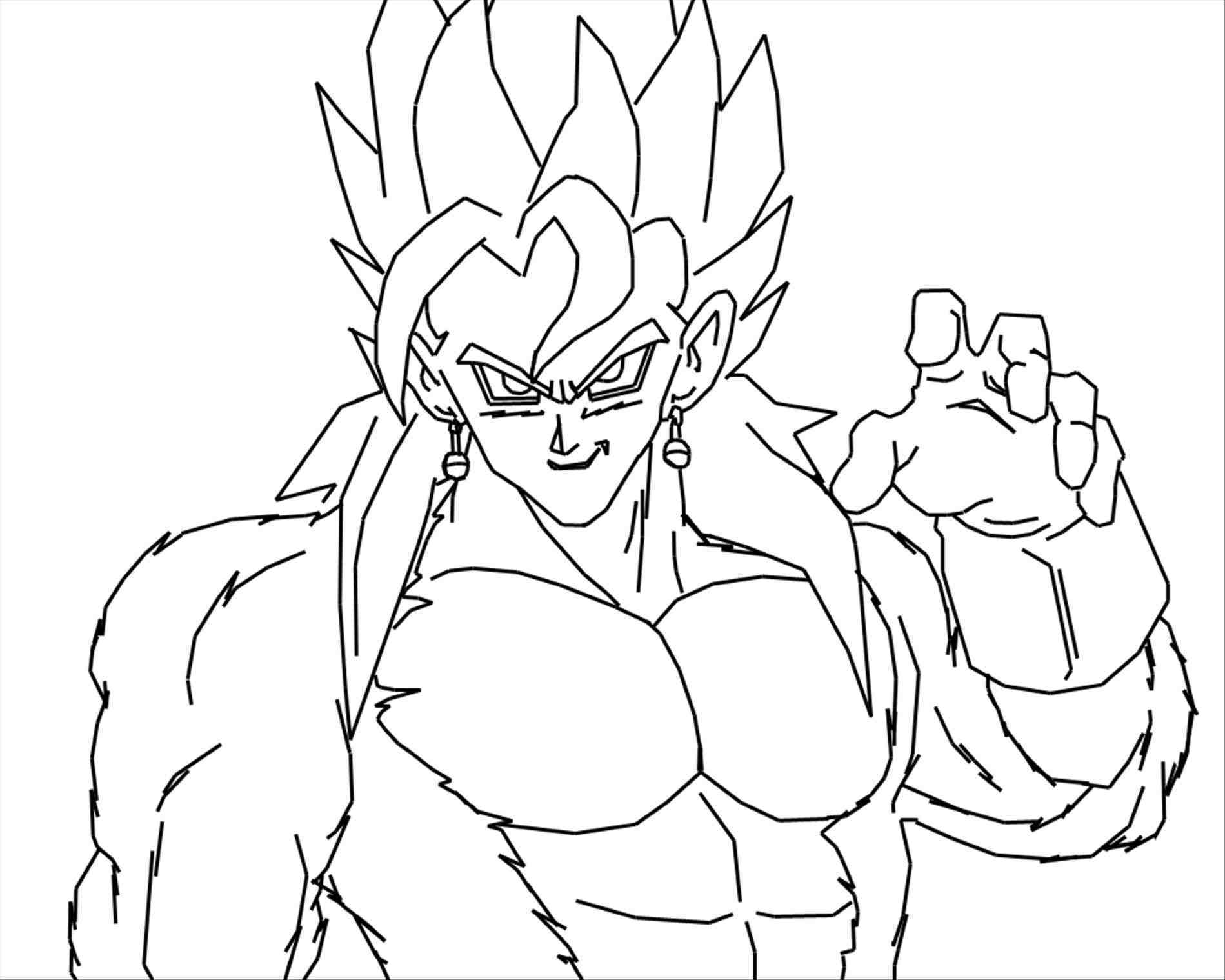 1899x1519 Goku Coloring Pages Printable