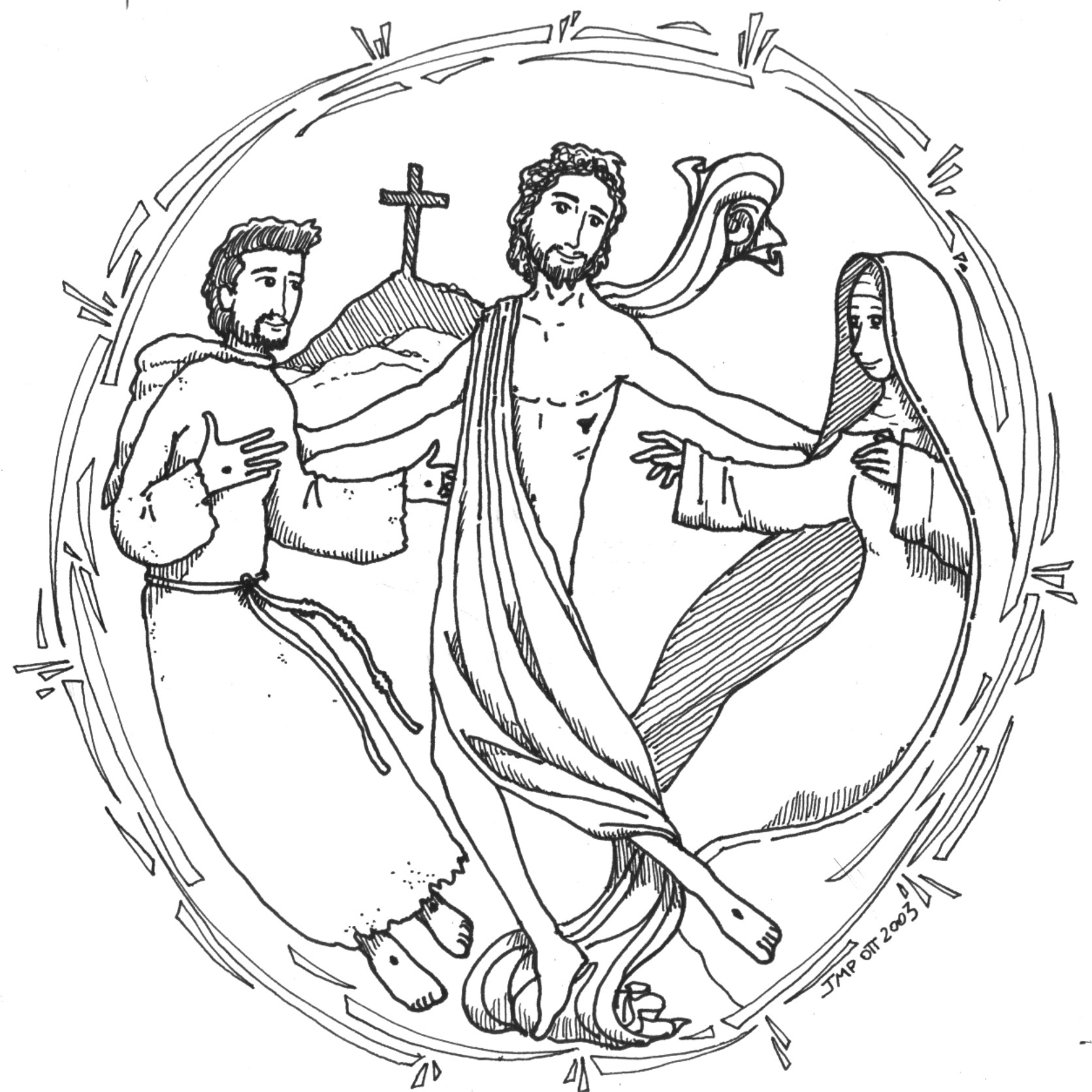 1672x1672 Saints Coloring Pages
