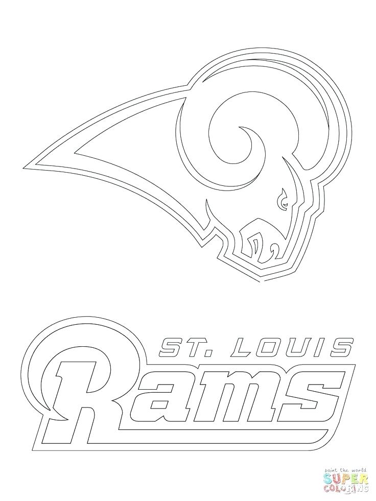 736x981 St Louis Rams Coloring Pages