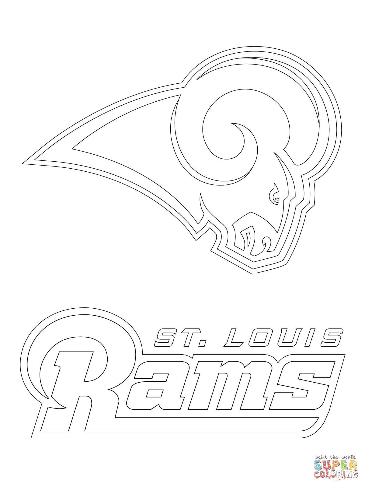 1200x1600 Click The St Louis Rams Logo Coloring Pages Page Free Printable