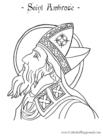 341x450 Saints Coloring Pages Catholic Playground Intended For Saint Plan