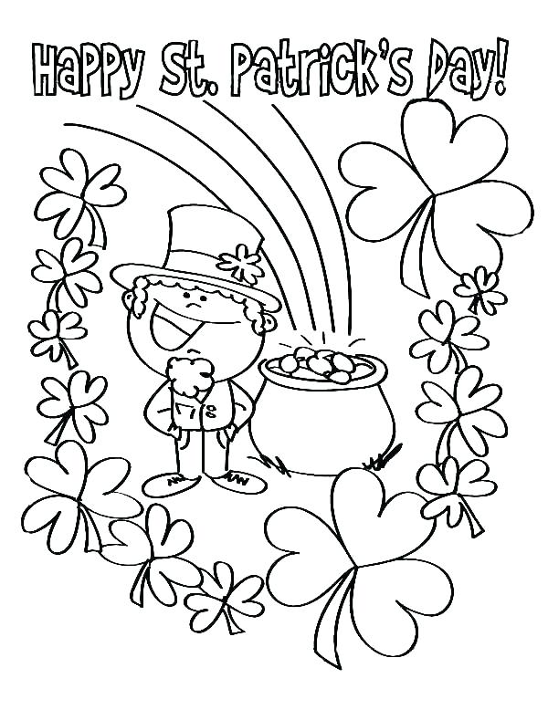 600x778 St Patrick Day Coloring Pages St Patricks Day Coloring Pages